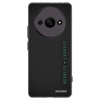 Picasee silikonový černý obal pro Xiaomi Redmi A3 - Results x Excuses