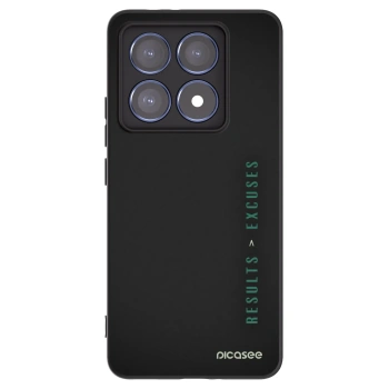 Picasee silikonový černý obal pro Xiaomi 14T Pro - Results x Excuses