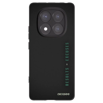 Picasee silikonový černý obal pro Xiaomi Redmi Note 14 Pro+ 5G - Results x Excuses
