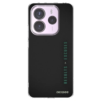 Picasee silikonový průhledný obal pro Xiaomi Redmi Note 14 5G - Results x Excuses