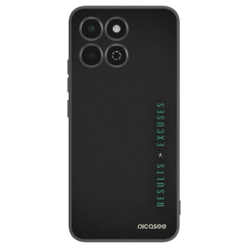 Picasee silikonový černý obal pro Honor 200 Smart 5G - Results x Excuses