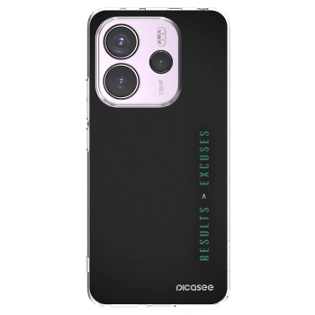 Picasee silikonový průhledný obal pro Xiaomi Redmi Note 14 4G - Results x Excuses