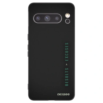 Picasee silikonový černý obal pro Google Pixel 8 Pro - Results x Excuses