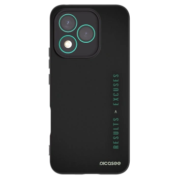 Picasee silikonový černý obal pro Honor 400 Lite 5G - Results x Excuses