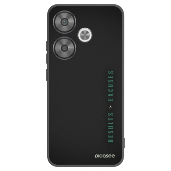 Picasee silikonový černý obal pro Xiaomi Poco F6 - Results x Excuses