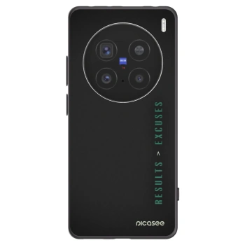 Picasee silikonový černý obal pro Vivo X200 Pro - Results x Excuses