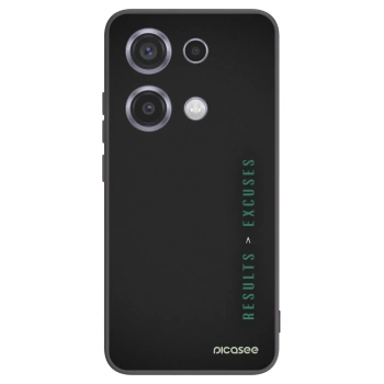 Picasee silikonový černý obal pro Xiaomi Redmi Note 14S - Results x Excuses