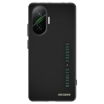 Picasee silikonový černý obal pro Xiaomi Poco F7 5G - Results x Excuses