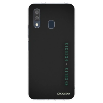 Picasee silikonový průhledný obal pro Samsung Galaxy A40 A405F - Results x Excuses