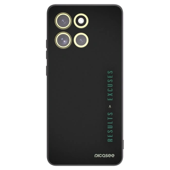Picasee silikonový černý obal pro Motorola Moto G86 5G - Results x Excuses