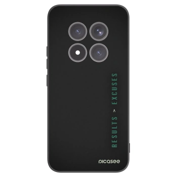 Picasee silikonový černý obal pro Xiaomi Redmi Note 15 Pro+ - Results x Excuses