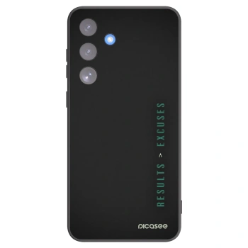 Picasee silikonový černý obal pro Samsung Galaxy S25 FE 5G - Results x Excuses