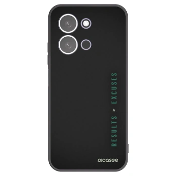 Picasee silikonový černý obal pro Xiaomi Redmi 15C 5G - Results x Excuses