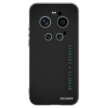 Picasee silikonový černý obal pro Xiaomi 17 Ultra - Results x Excuses
