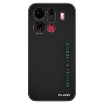 Picasee silikonový černý obal pro OPPO Find X9 Pro - Results x Excuses