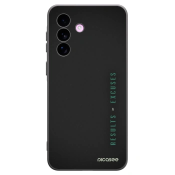Picasee silikonový černý obal pro Samsung Galaxy A57 5G - Results x Excuses
