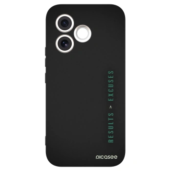Picasee silikonový černý obal pro Honor 600 Lite - Results x Excuses