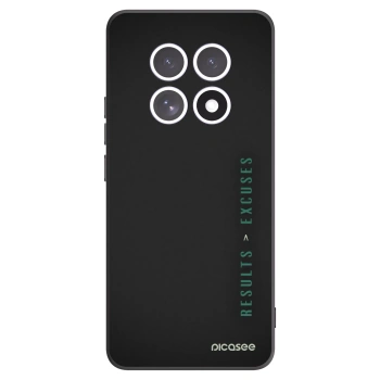 Picasee silikonový černý obal pro Xiaomi Redmi Note 15 5G - Results x Excuses