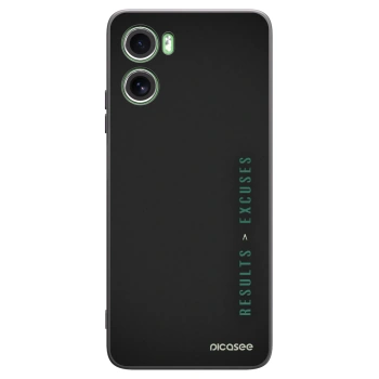 Picasee silikonový černý obal pro Motorola Moto G06 - Results x Excuses