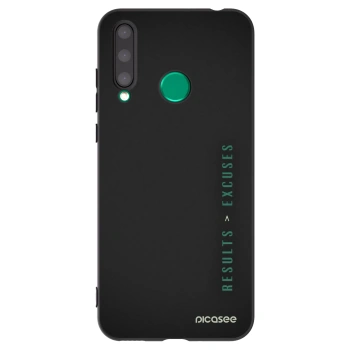 Picasee silikonový černý obal pro Honor 20 Lite - Results x Excuses