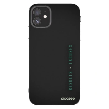 Picasee silikonový průhledný obal pro Apple iPhone 11 - Results x Excuses