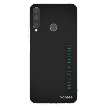 Picasee silikonový průhledný obal pro Huawei P40 Lite E - Results x Excuses