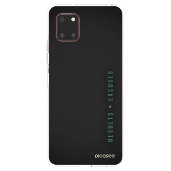 Picasee silikonový průhledný obal pro Samsung Galaxy Note 10 Lite N770F - Results x Excuses