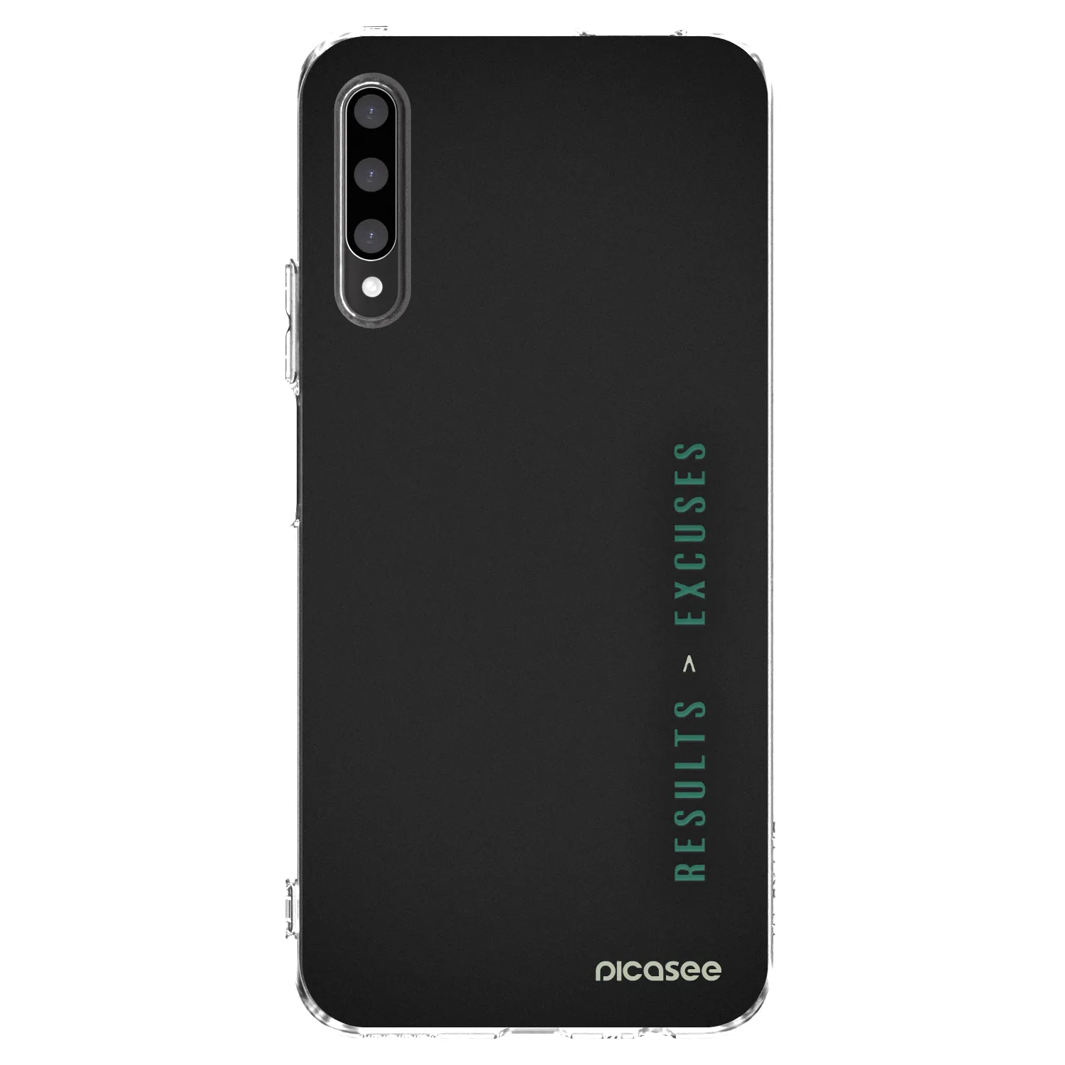 Picasee silikonový průhledný obal pro Honor 9X Pro - Results x Excuses