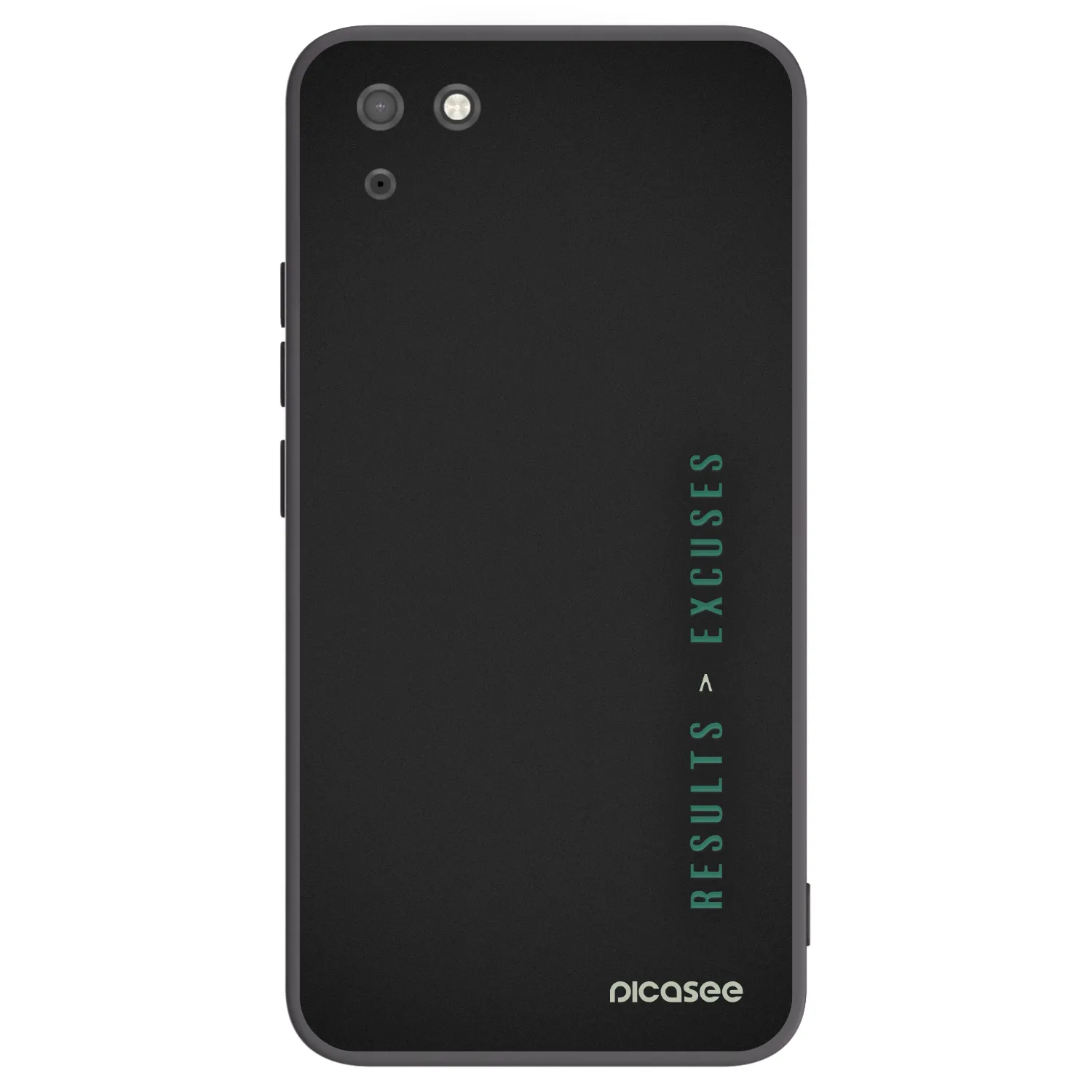 Picasee silikonový černý obal pro Huawei Y5P - Results x Excuses