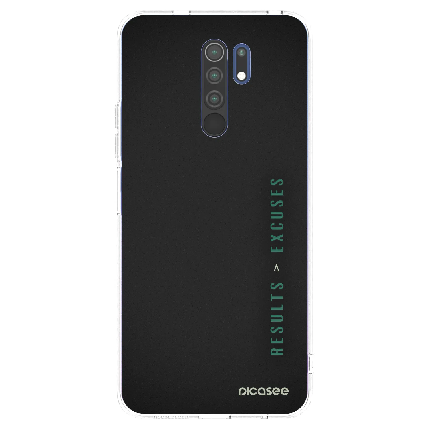 Picasee silikonový průhledný obal pro Xiaomi Redmi 9 - Results x Excuses