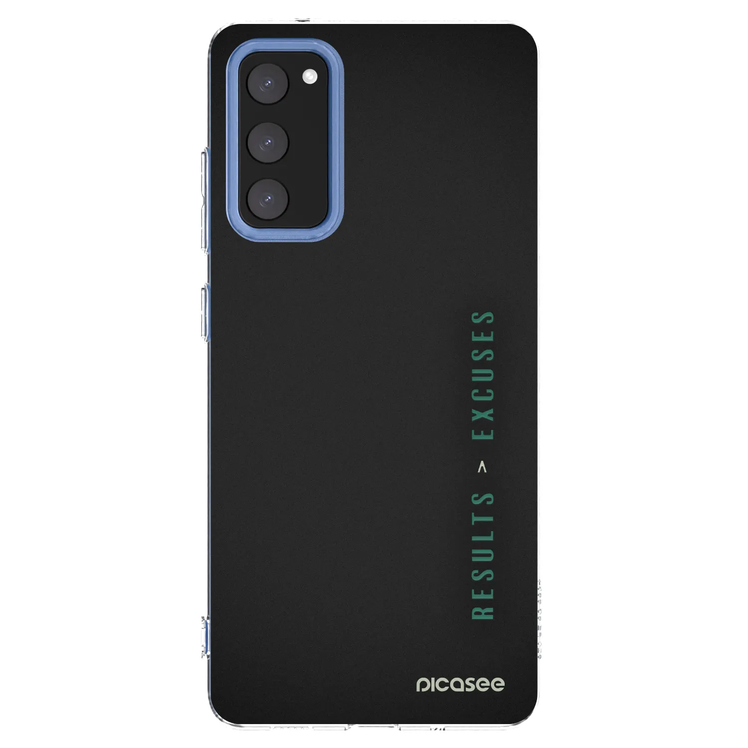 Picasee silikonový průhledný obal pro Samsung Galaxy S20 FE - Results x Excuses