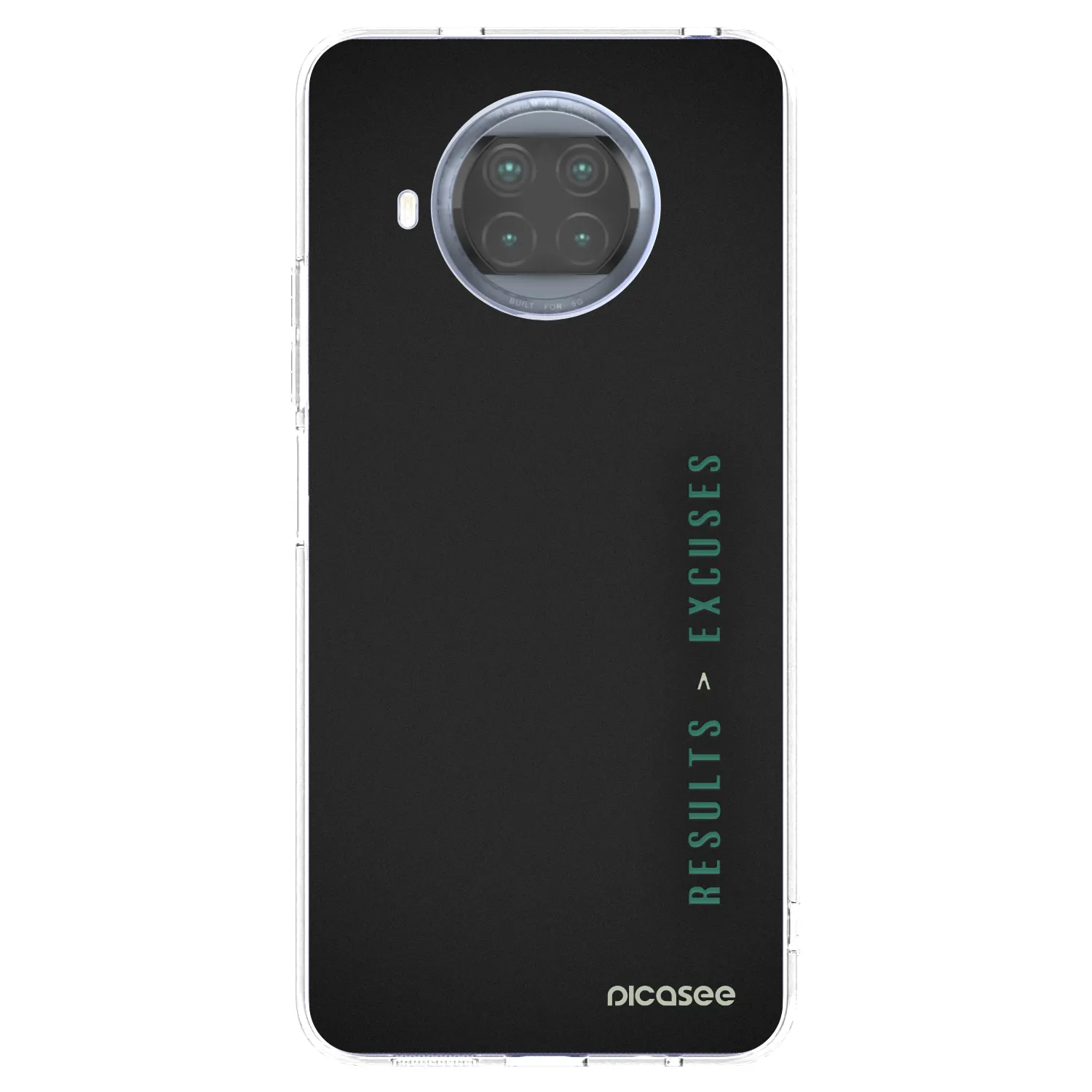 Picasee silikonový průhledný obal pro Xiaomi Mi 10T Lite - Results x Excuses