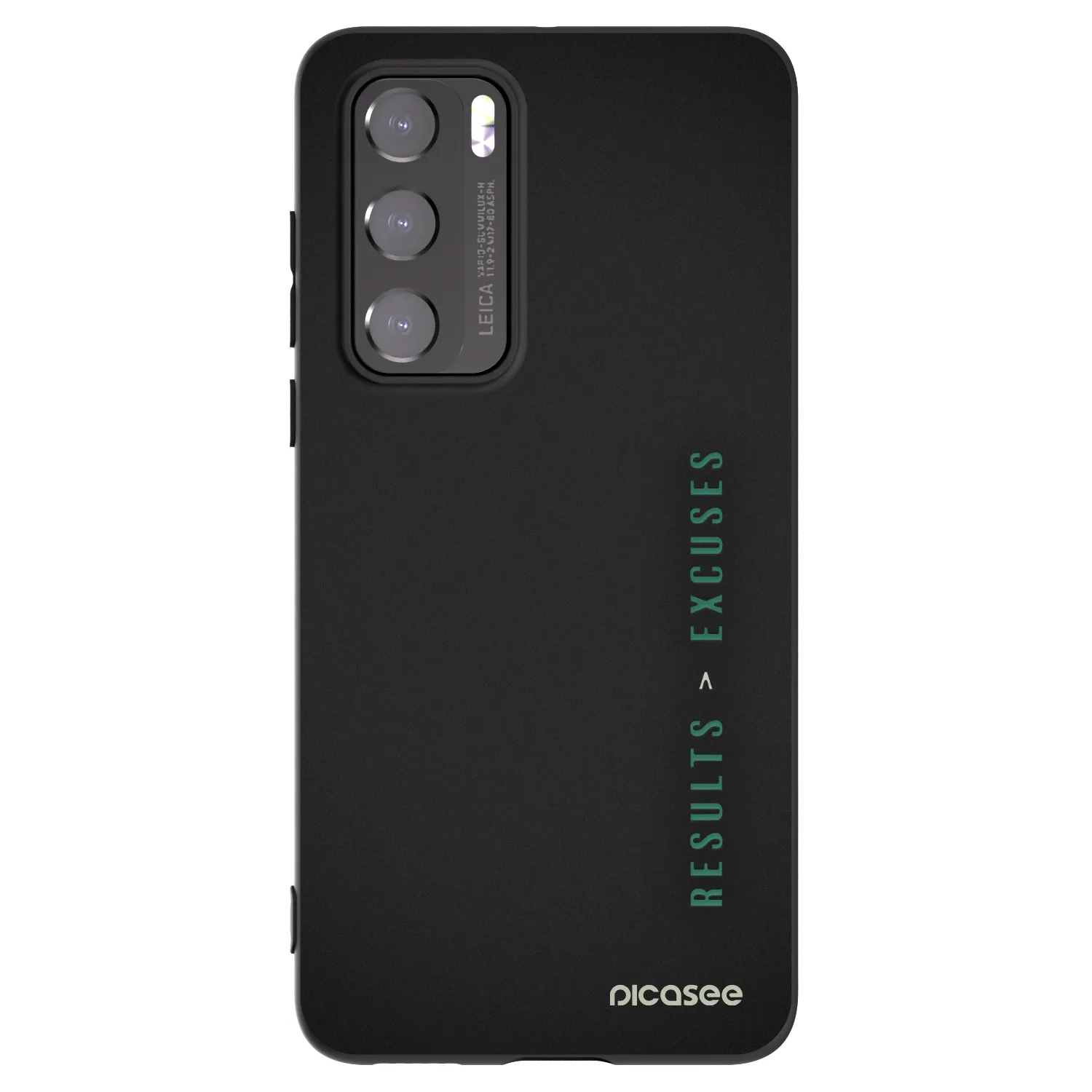 Picasee silikonový černý obal pro Huawei P40 - Results x Excuses
