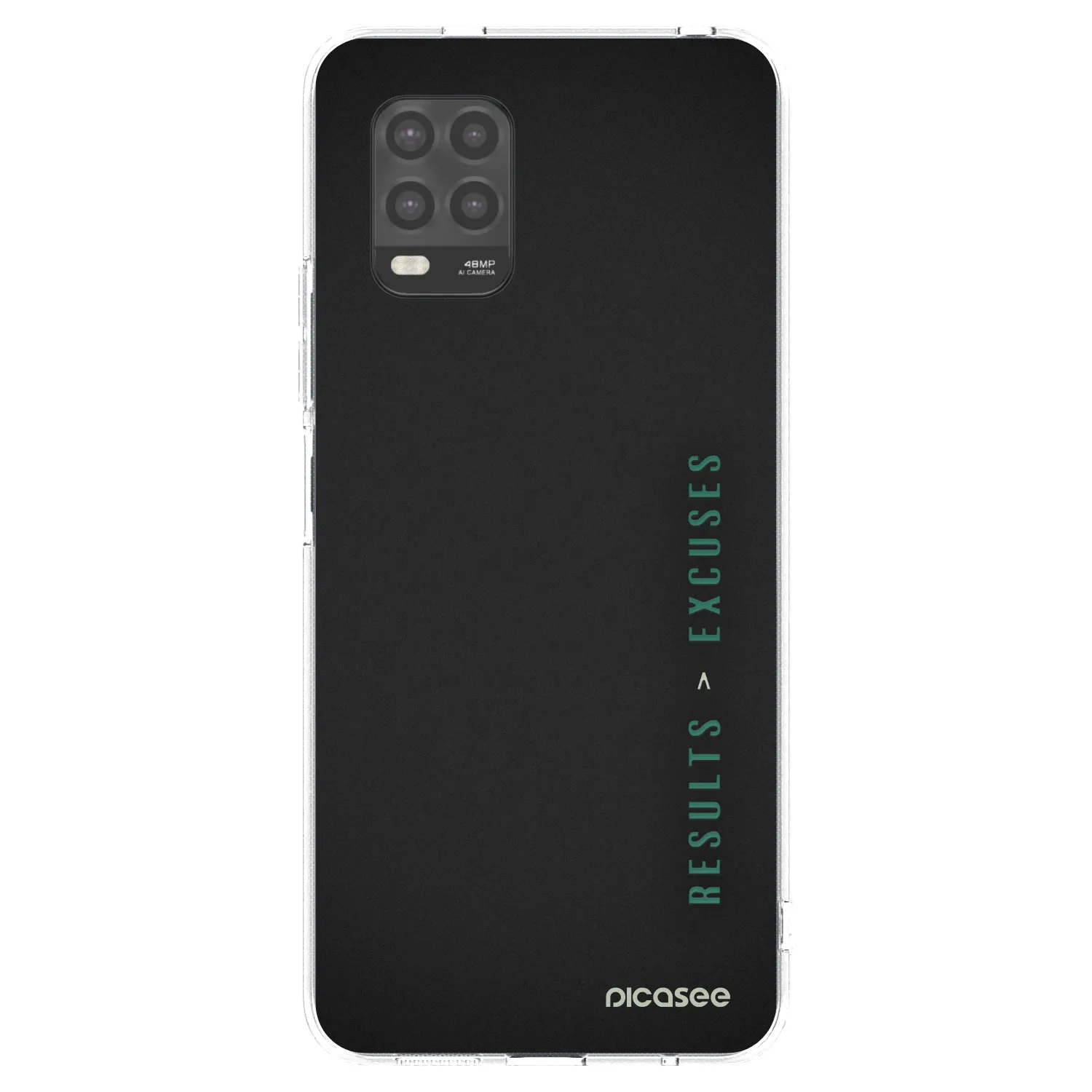 Picasee silikonový průhledný obal pro Xiaomi Mi 10 Lite - Results x Excuses