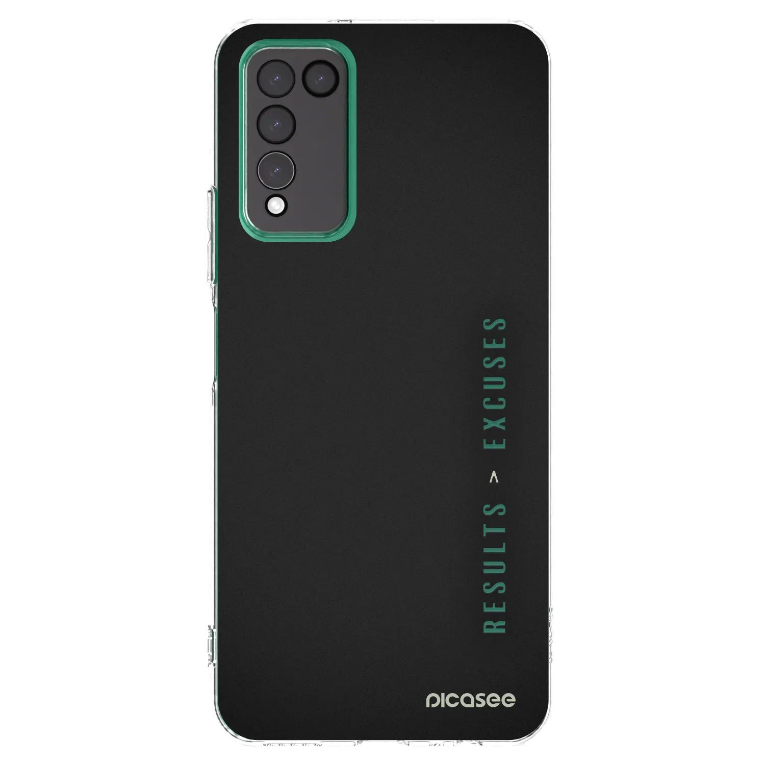 Picasee silikonový průhledný obal pro Honor 10X Lite - Results x Excuses