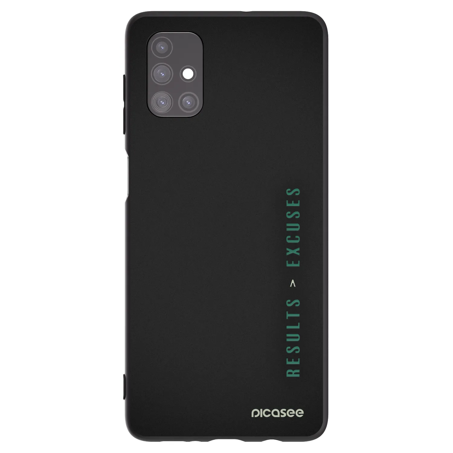 Picasee silikonový černý obal pro Samsung Galaxy M51 M515F - Results x Excuses