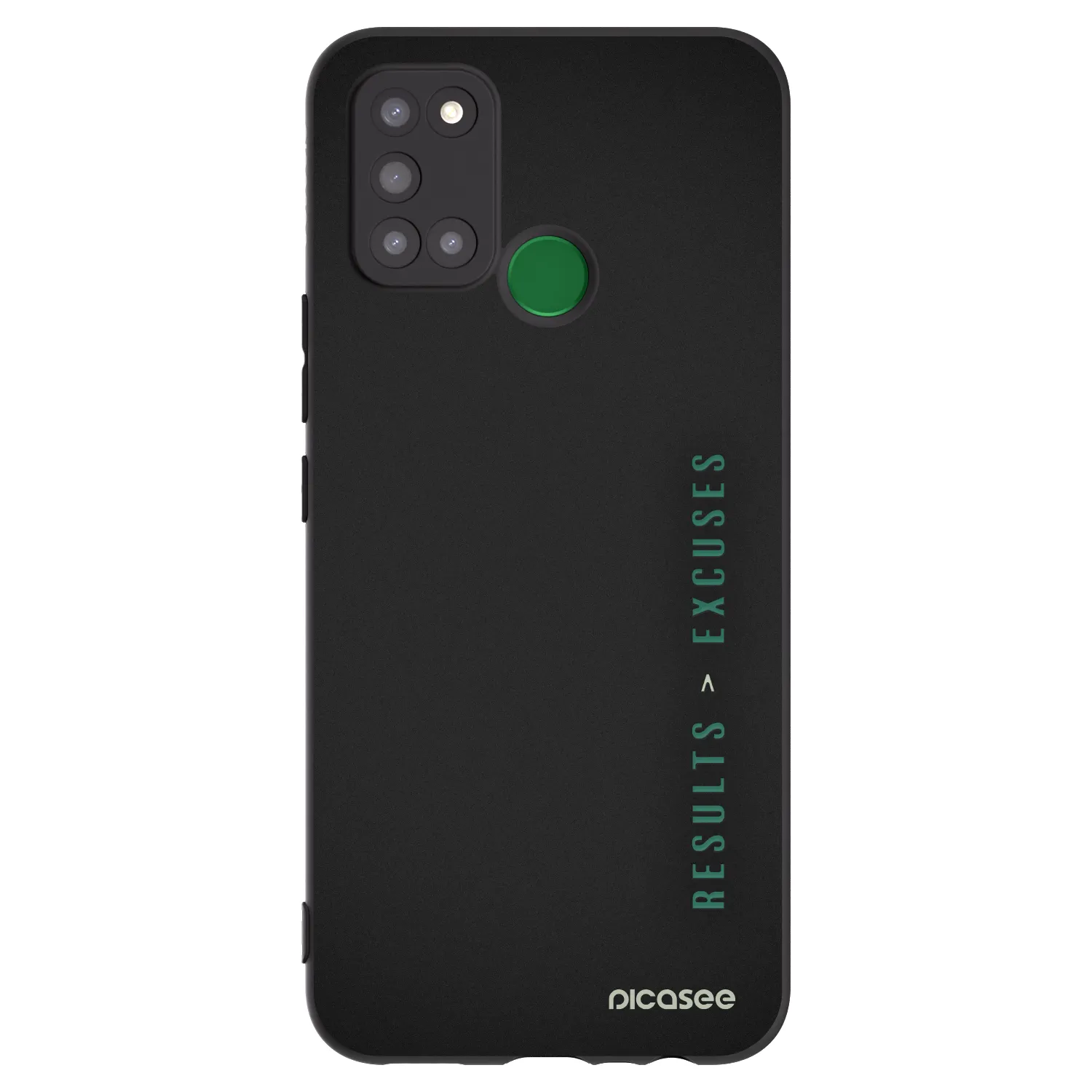 Picasee silikonový černý obal pro Realme 7i - Results x Excuses
