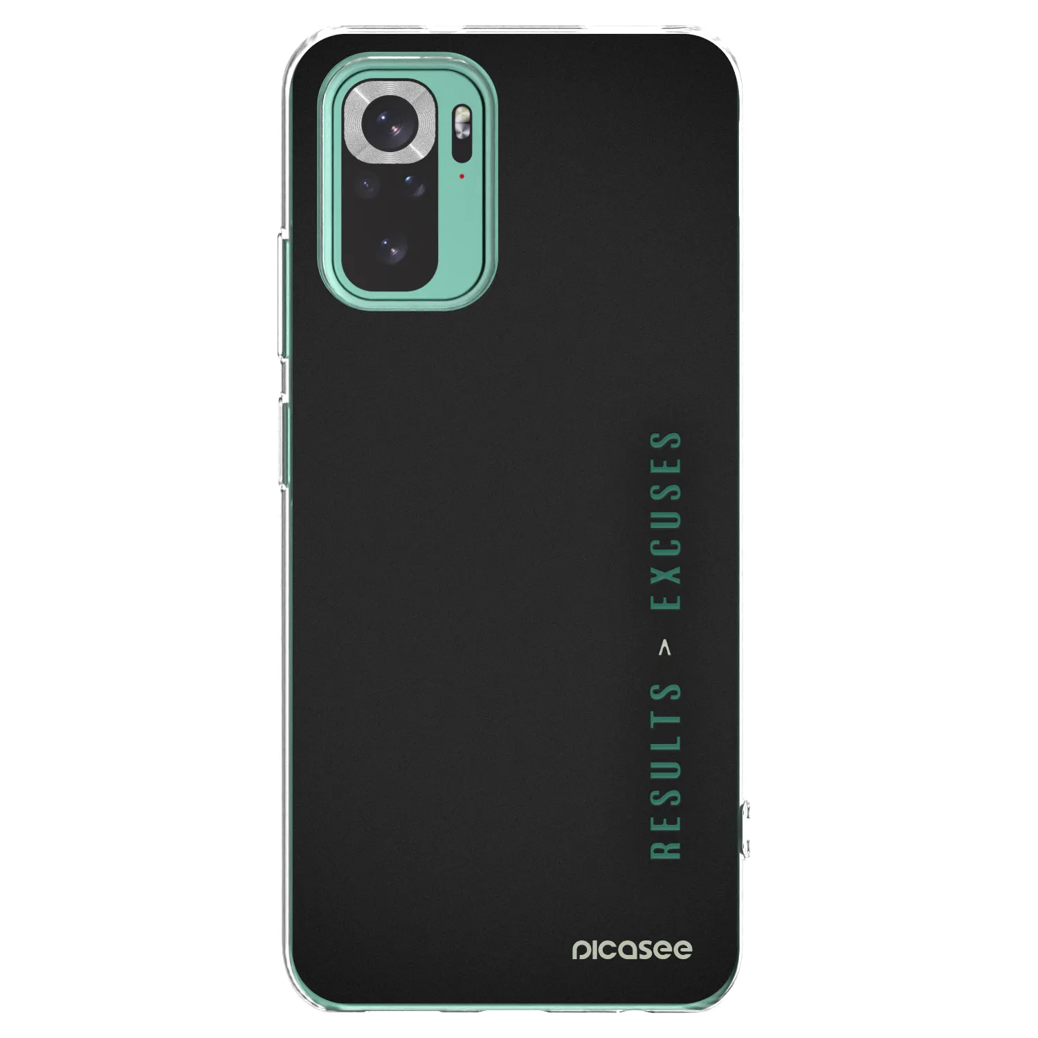 Picasee silikonový průhledný obal pro Xiaomi Redmi Note 10 Pro - Results x Excuses