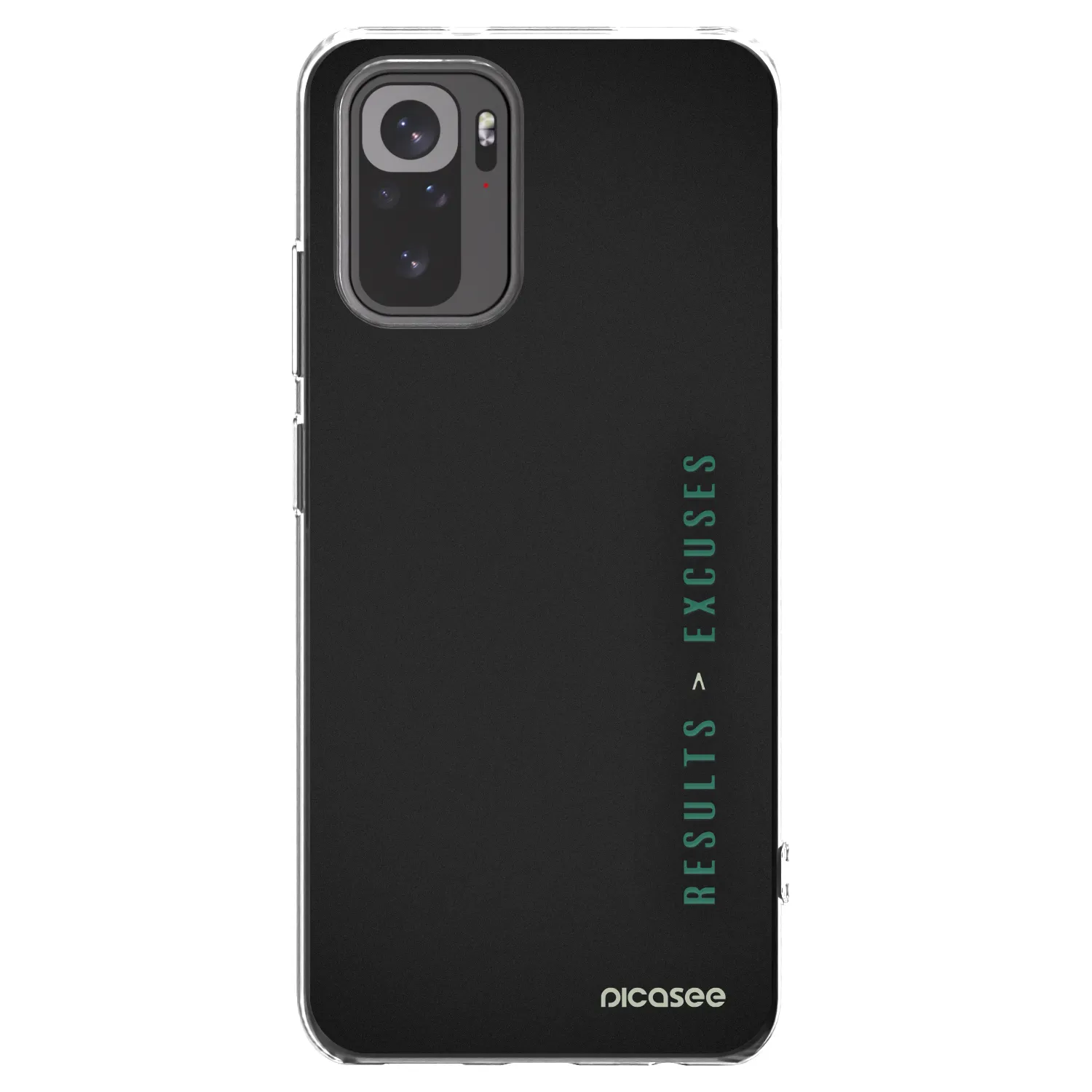 Picasee silikonový průhledný obal pro Xiaomi Redmi Note 10S - Results x Excuses