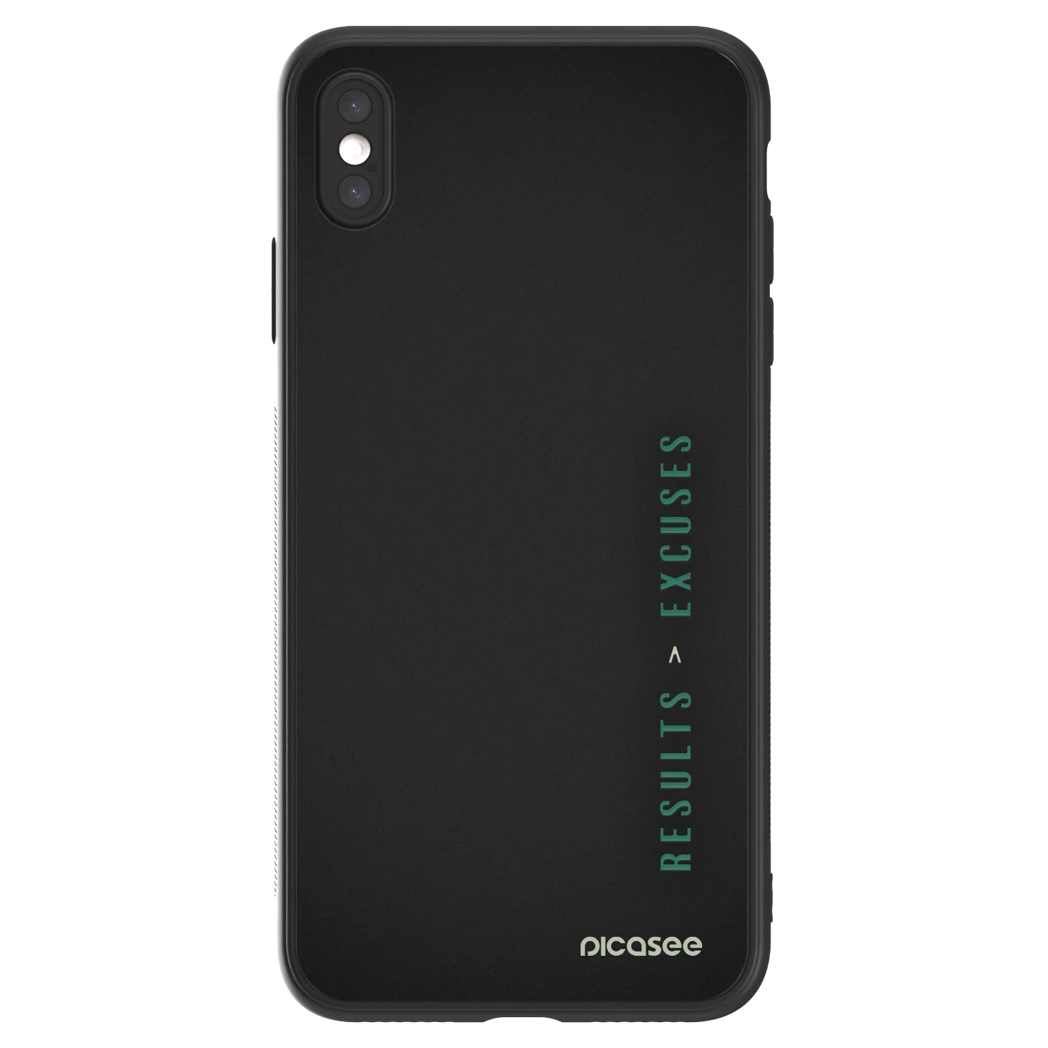 Picasee ULTIMATE CASE pro Apple iPhone XS Max - Results x Excuses