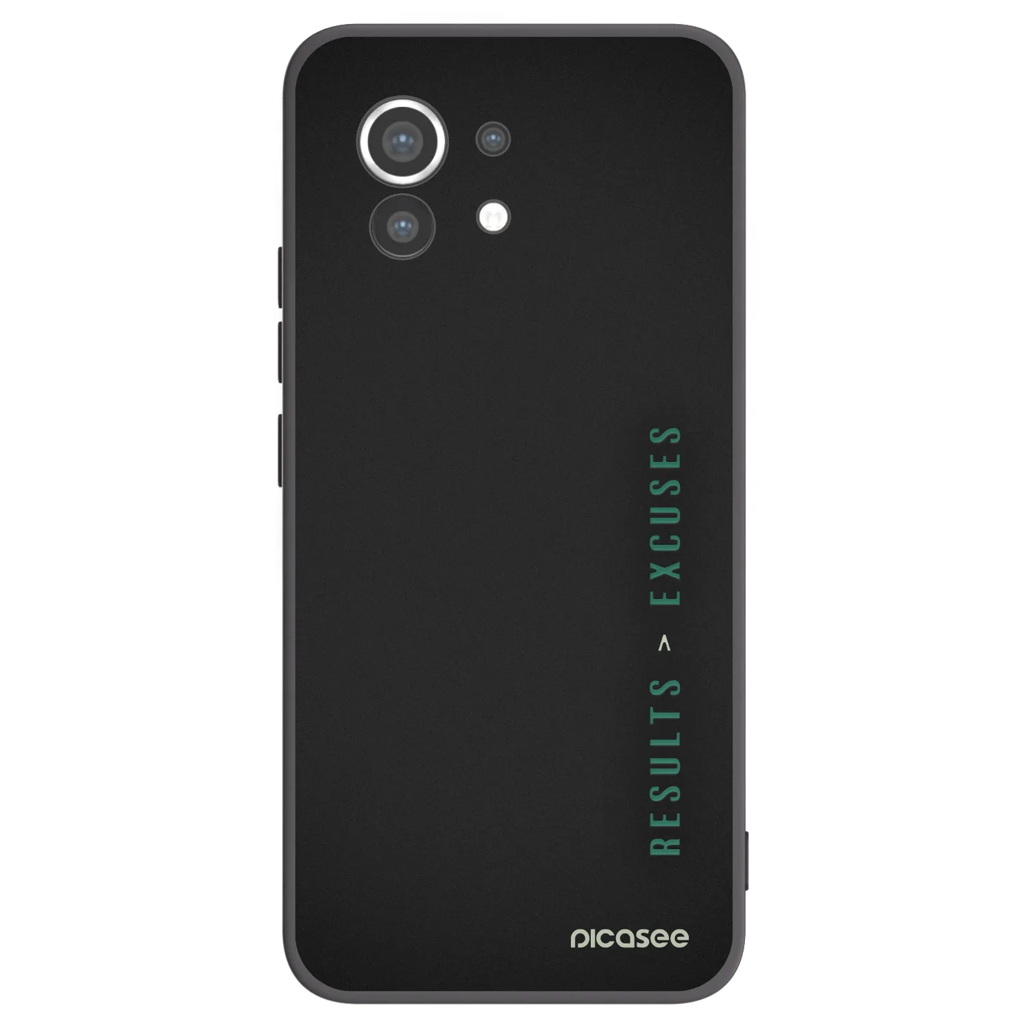 Picasee silikonový černý obal pro Xiaomi Mi 11 - Results x Excuses