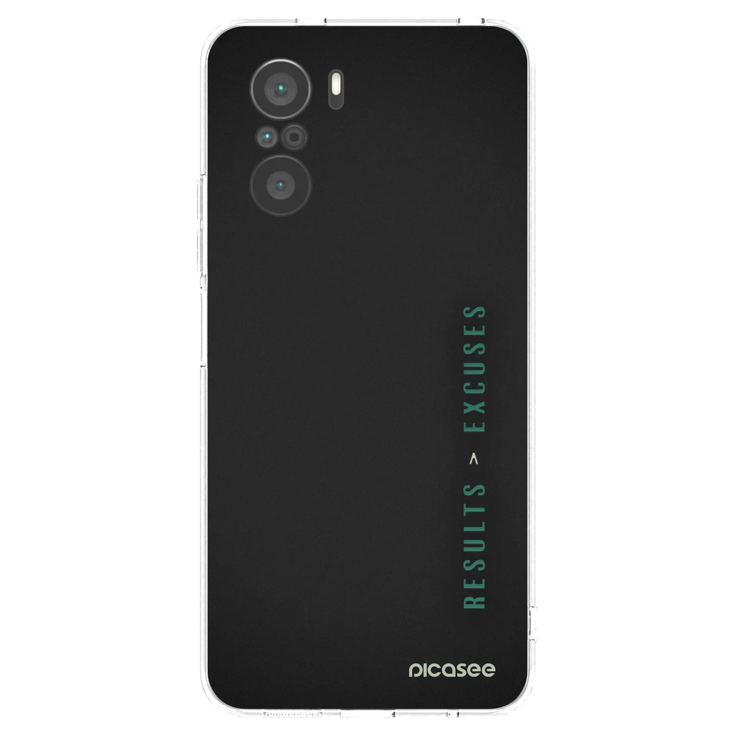 Picasee silikonový průhledný obal pro Xiaomi Poco F3 - Results x Excuses
