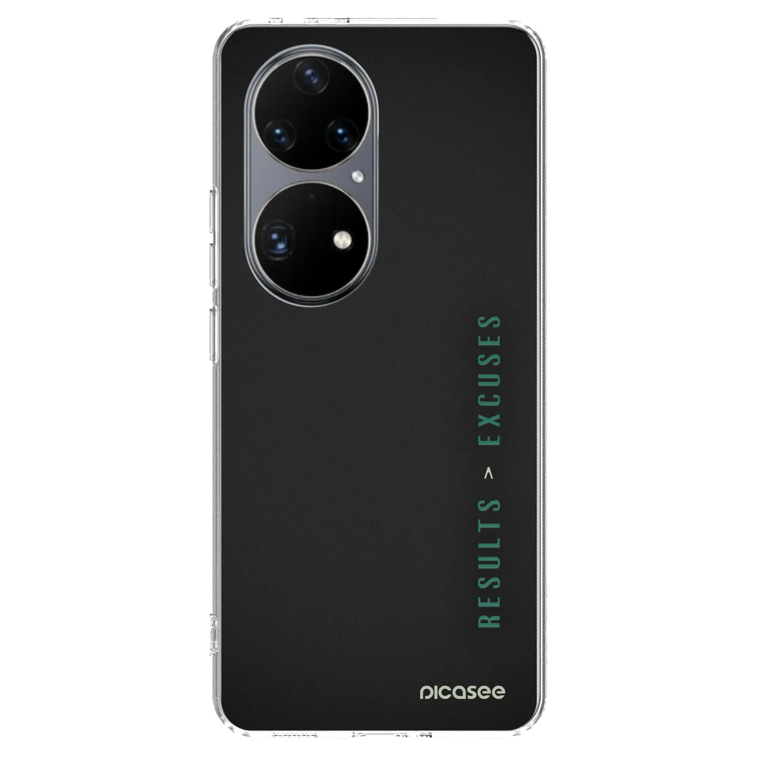 Picasee silikonový průhledný obal pro Huawei P50 - Results x Excuses