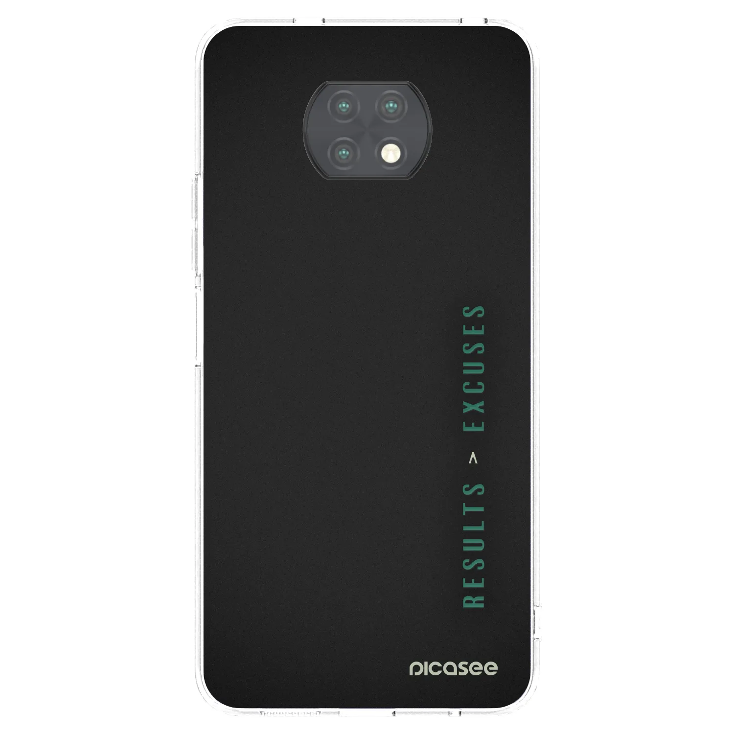 Picasee silikonový průhledný obal pro Xiaomi Redmi Note 9T - Results x Excuses