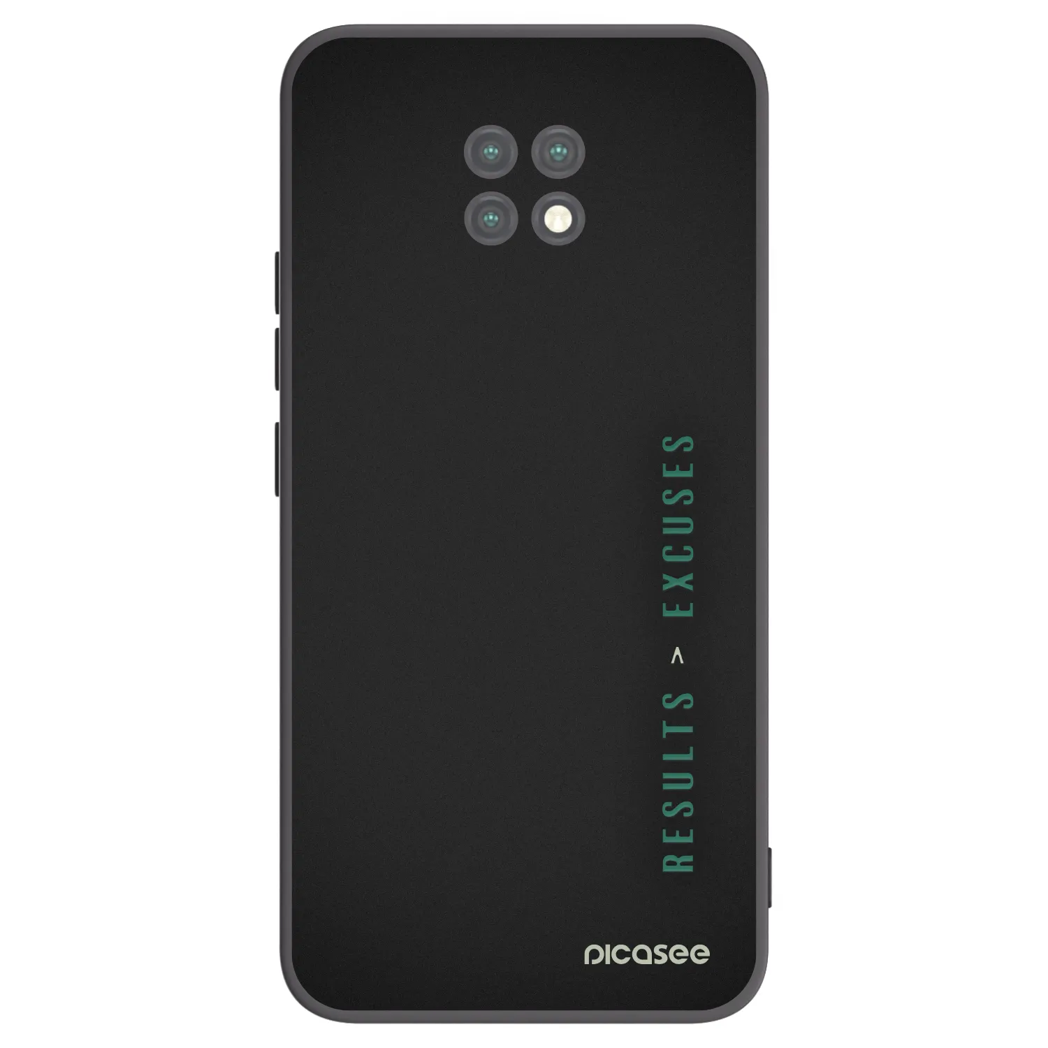 Picasee silikonový černý obal pro Xiaomi Redmi Note 9T - Results x Excuses