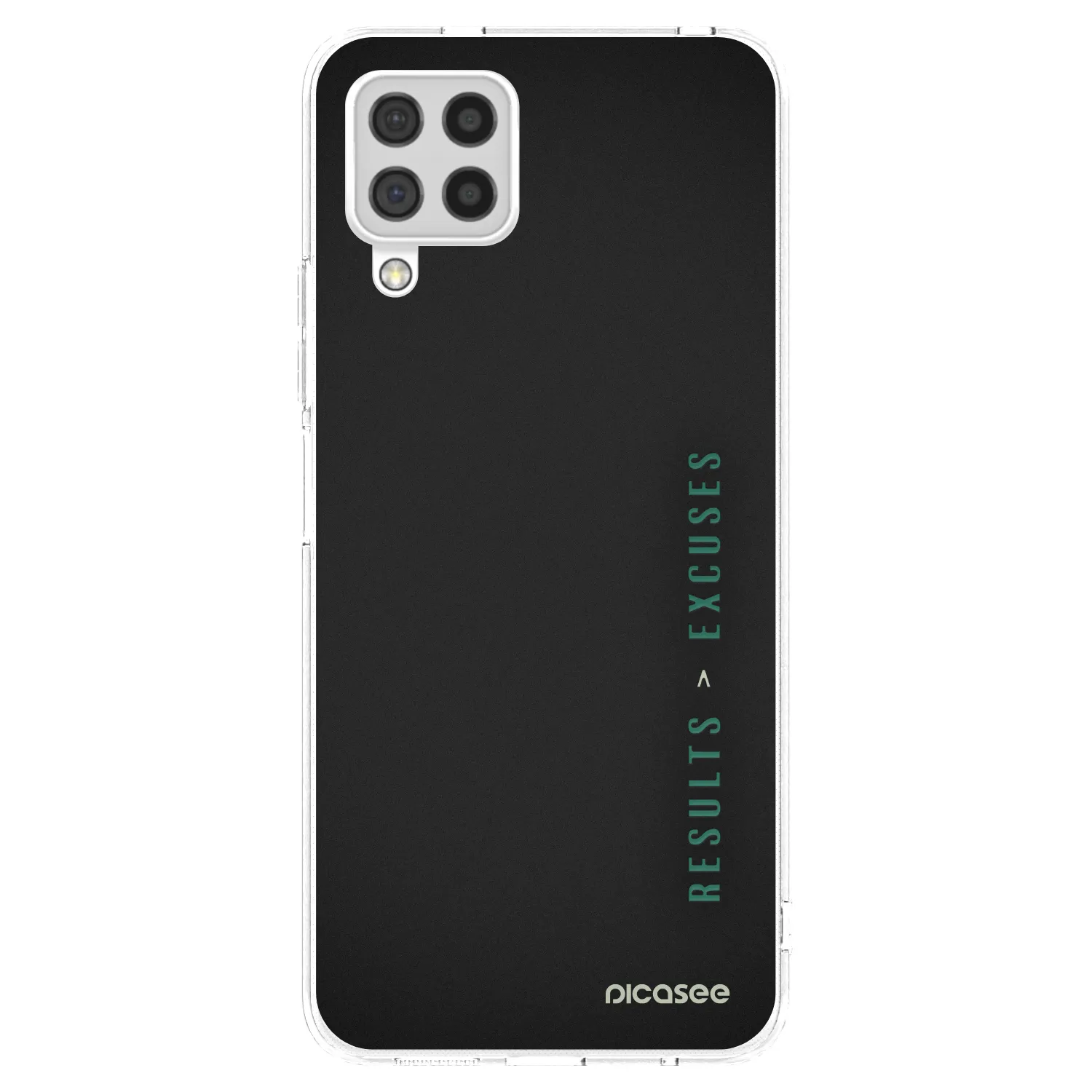 Picasee silikonový průhledný obal pro Samsung Galaxy A22 A225F 4G - Results x Excuses