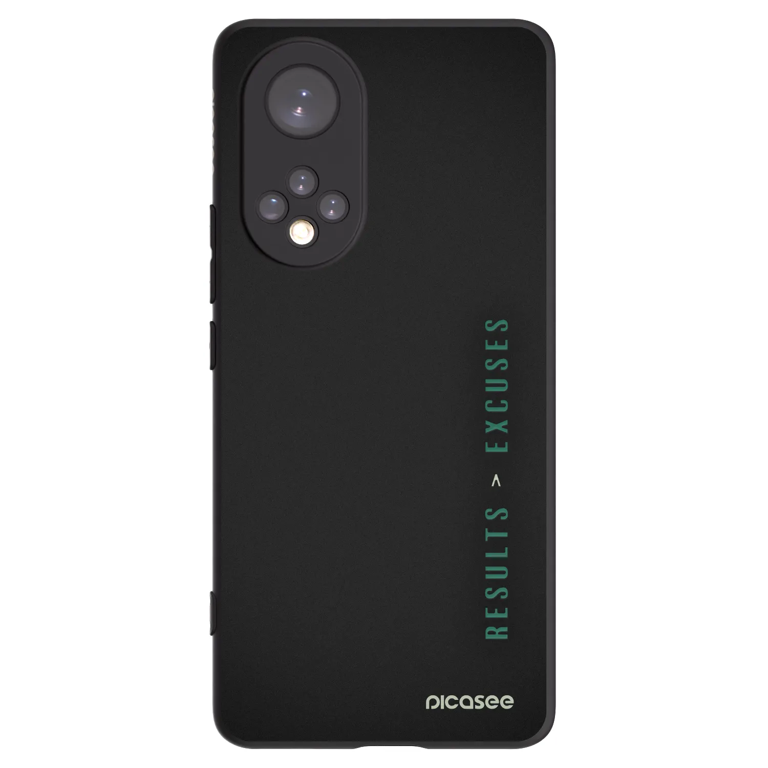 Picasee silikonový černý obal pro Honor 50 5G - Results x Excuses