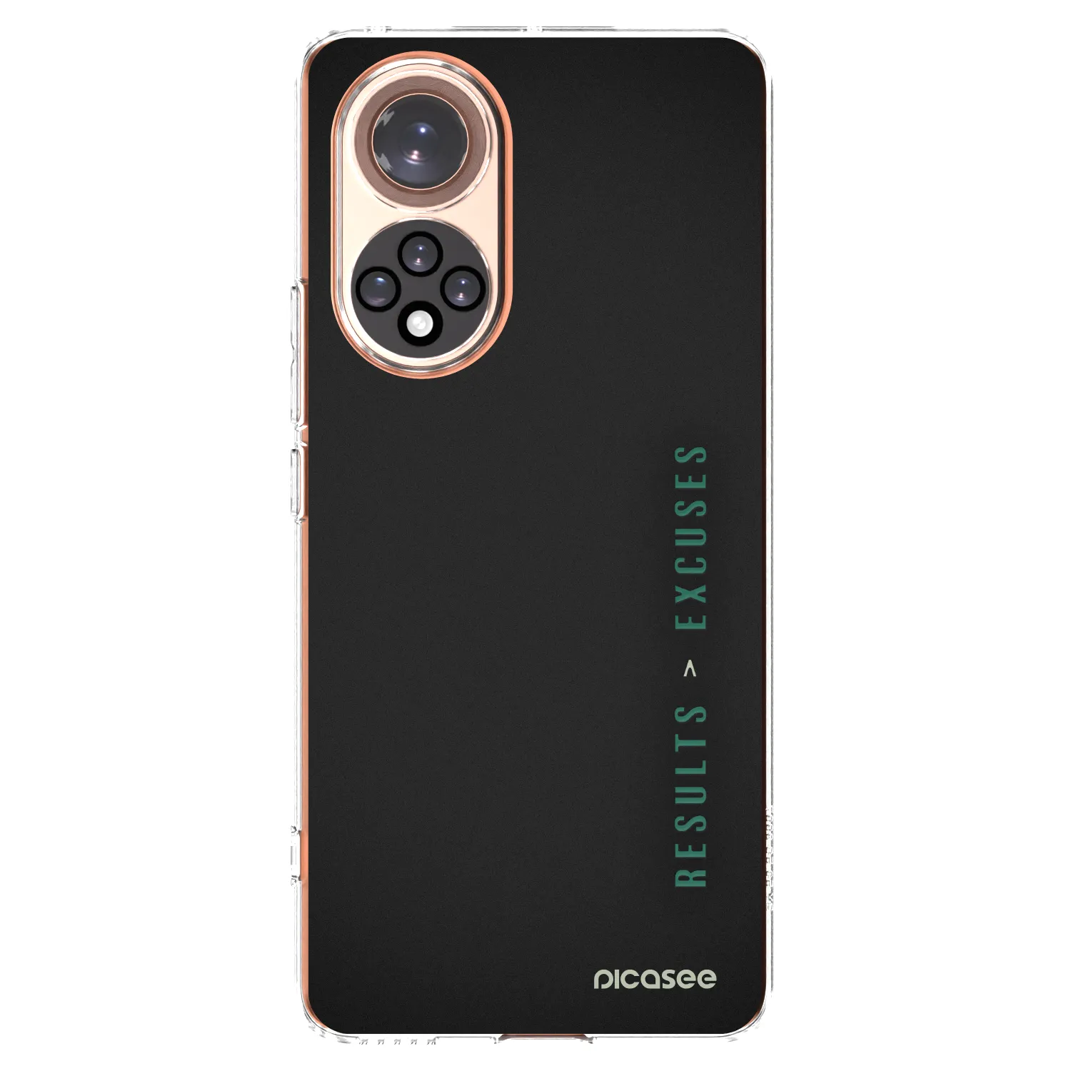 Picasee silikonový průhledný obal pro Honor 50 5G - Results x Excuses
