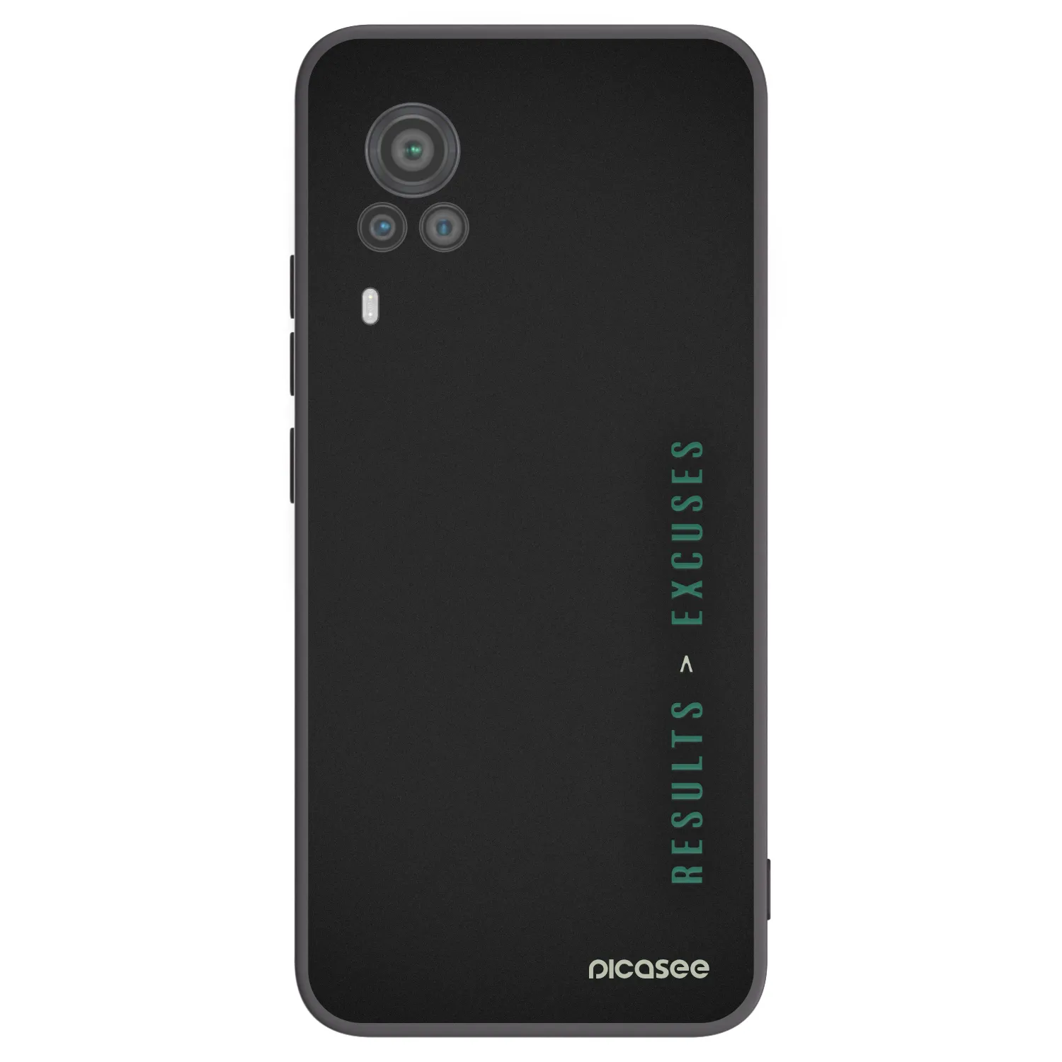Picasee silikonový černý obal pro Vivo X60 Pro 5G - Results x Excuses
