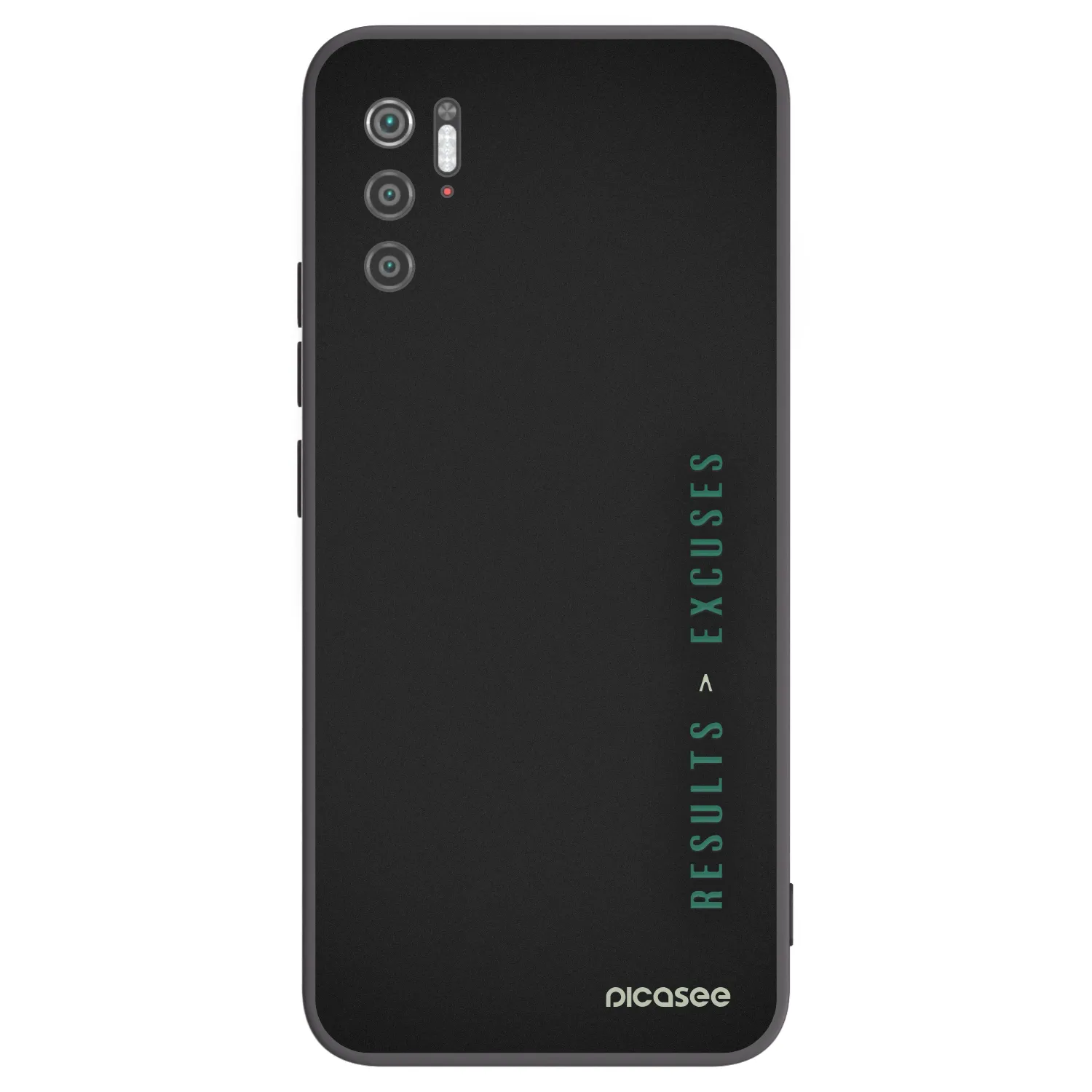 Picasee silikonový černý obal pro Xiaomi Poco M3 Pro 5G - Results x Excuses